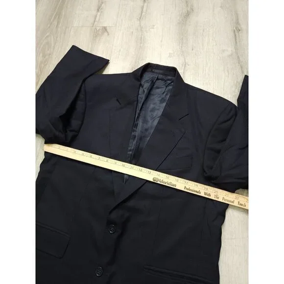 Vintage Burberrys Blazer 100% Wool Sport Coat Mens 52S - Picture 7 of 14